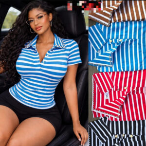 Stone collar Stripe BasicTop