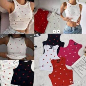Love Spot armless croptop